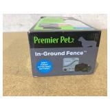 Premier Pet In-Ground Fence for Dogs, Customizable .33 Acre Barrier, Waterproof Collar