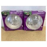 LOT OF 2 Vibrant Life Exercise Ball 7.3" Large Clear