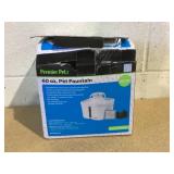 Premier Pet 60 oz. Pet Fountain, Automatic for Cats, Filters Included, White