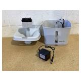 Premier Pet 60 oz. Pet Fountain, Automatic for Cats, Filters Included, White