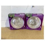 LOT OF 2 Vibrant Life Exercise Ball 7.3" Large Clear