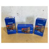 LOT OF 3 Onn. Indoor/Outdoor Folding Projector Screen, White