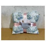 3PCS Full/Queen Paris Hilton Camille Lilac Quilt Set