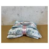 3PCS Full/Queen Paris Hilton Camille Lilac Quilt Set