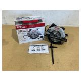 Hyper Tough 12 Amp Corded 7-1/4 Inch Circular Saw with Steel Plate Shoe, Adjustable Bevel