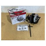 Hyper Tough 12 Amp Corded 7-1/4 Inch Circular Saw with Steel Plate Shoe, Adjustable Bevel