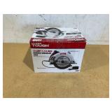 Hyper Tough 12 Amp Corded 7-1/4 Inch Circular Saw with Steel Plate Shoe, Adjustable Bevel