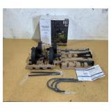 Better Homes & Gardens Corbyn Solar Powered Matte Black Metal Landscape LED Pathway Downlight, 20 Lumens