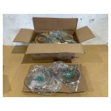 Soft Grip 16 Piece Cookware Set, Non-Toxic PFAS-Free Ceramic Nonstick, Pots, Frying, Sauce, Saute, Glass Lids, Stay-Cool Handles, Wobble Free Bases, Dishwasher & Oven Safe, Turquoise