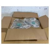 Soft Grip 16 Piece Cookware Set, Non-Toxic PFAS-Free Ceramic Nonstick, Pots, Frying, Sauce, Saute, Glass Lids, Stay-Cool Handles, Wobble Free Bases, Dishwasher & Oven Safe, Turquoise