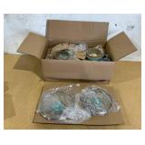 Soft Grip 16 Piece Cookware Set, Non-Toxic PFAS-Free Ceramic Nonstick, Pots, Frying, Sauce, Saute, Glass Lids, Stay-Cool Handles, Wobble Free Bases, Dishwasher & Oven Safe, Turquoise