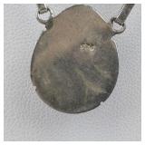 Larimar Sterling Silver Necklace.