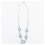 Larimar Sterling Silver Necklace.