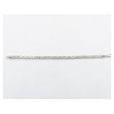 MILOR Byzantine Sterling Silver Chain Bracelet.