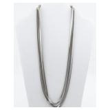 48" Silver Tone Base Metal Purse Strap.