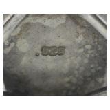 Larimar Cabochon Sterling Silver Ring. Size 8.25 - 8.5.