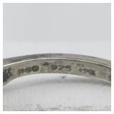 Three Leaf Black Hills Gold Sterling Silver & 10K Ring. Size 6.75 - 7.