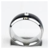 NFC Smart Chip Base Metal Ring. Size 12.