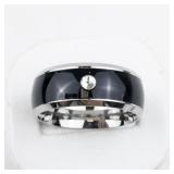 NFC Smart Chip Base Metal Ring. Size 12.