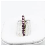 Designs by FMC Five Stone CZ Vermeil (Sterling Silver) Band. Size 6.75 - 7.