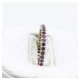 Designs by FMC Five Stone CZ Vermeil (Sterling Silver) Band. Size 6.75 - 7.