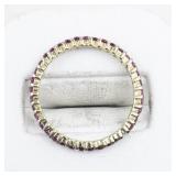 Designs by FMC Five Stone CZ Vermeil (Sterling Silver) Band. Size 6.75 - 7.