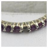 Designs by FMC Five Stone CZ Vermeil (Sterling Silver) Band. Size 6.75 - 7.