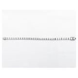 CZ Sterling Silver Tennis Bracelet.