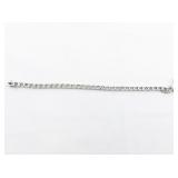 CZ Sterling Silver Tennis Bracelet.