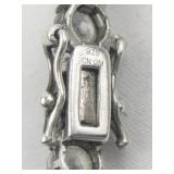 CZ Sterling Silver Tennis Bracelet.