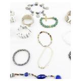 Set of twelve  Bracelets .