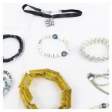 Set of twelve  Bracelets .