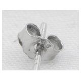 Mystic Topaz Sterling Silver Stud Earrings .