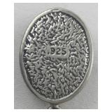 Turquoise  Drop Sterling Silver French Wire Dangle Earrings .