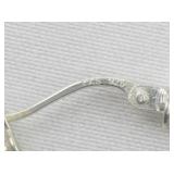 Designs by FMC 40mm Classic Sterling Silver Hinged Wire Hoop Earrings.