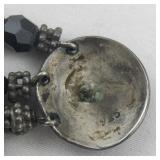 Beaded Animal Two-Tone base Metal Dangle Earrings .