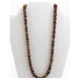 Natural Amber Disc Bead Necklace. ***New Old Stock***