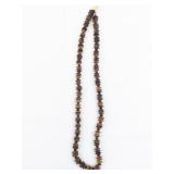 Natural Amber Disc Bead Necklace. ***New Old Stock***