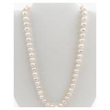 Beautiful Pink Freshwater Pearl Bead Necklace. ***New Old Stock***