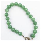 Jade? Bead Bracelet. ***New Old Stock***