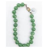 Jade? Bead Bracelet. ***New Old Stock***