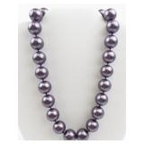 Purple Bead Necklace. ***New Old Stock***