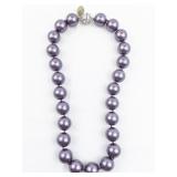 Purple Bead Necklace. ***New Old Stock***