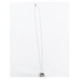 Jain Guarav Cluster Sterling Silver Pendant Necklace .