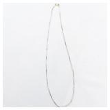 Jain Guarav Classic 18" Snake Sterling Silver Chain Necklace.