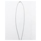 18" Sterling Silver Chain Necklace.