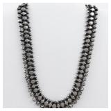 RA (Unknown Navajo)  Sterling Silver Choker Necklace. 58 Grams!!!