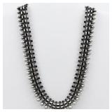 RA (Unknown Navajo)  Sterling Silver Choker Necklace. 58 Grams!!!
