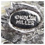 Nolan Miller Rhinestone Accented Swan silver tone Base Metal charm.