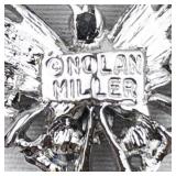 Nolan Miller Blue Enamel Butterfly silver tone Base Metal charm.